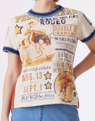 Rodeo Broadsides Tee By Double D Ranch