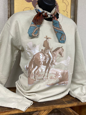 Vintage Western Cowboy Sweatshirt