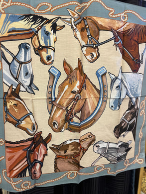 Pretty Little Horses XO Art Scarf