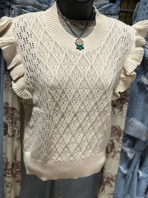 Mona Vintage Sweater Vest