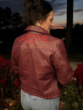 Load image into Gallery viewer, Sangria Bloom Town Jacket