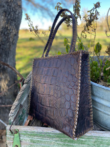 Tricolor Longhorn Tote