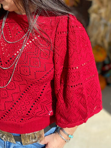 Bailey Rio Red Sweater