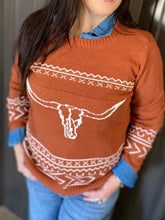 Load image into Gallery viewer, Longhorn Sweater
