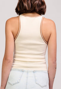 Mariah Vintage Cream Tank