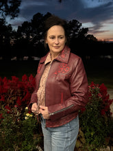 Load image into Gallery viewer, Sangria Bloom Town Jacket