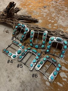 Horseshoe Turquoise Buckle