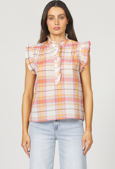 Chatra Picnic Plaid Top