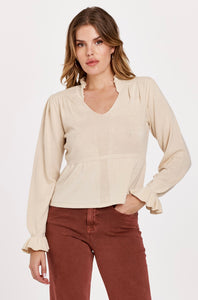 Rachelle Vintage Cream Top