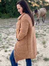 Load image into Gallery viewer, Camel Sherpa Coat