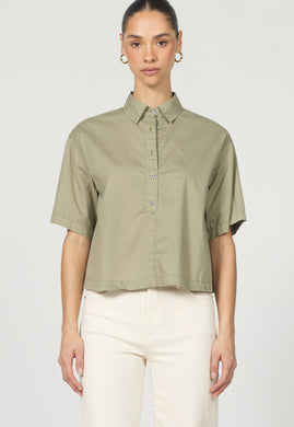 Edsel Olive Top