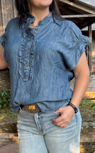 Load image into Gallery viewer, Demi Indigo Top by Ivy Jane