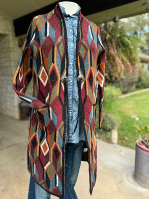 Multi Long Cardigan