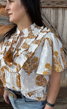 Load image into Gallery viewer, Ruffle Bib Top by Ivy Jane