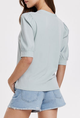 Tanner Aquamarine Top