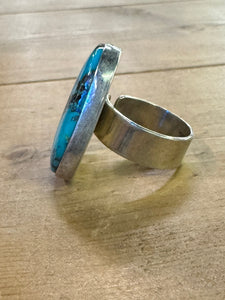 Kingman Turquoise Ring ~ Adjustable