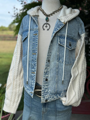 Denim/Sweater Jacket