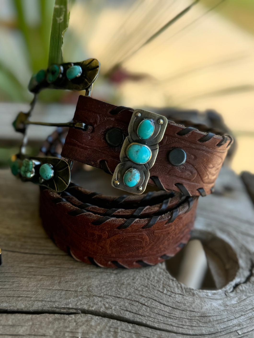 Turquoise Belt Keepers