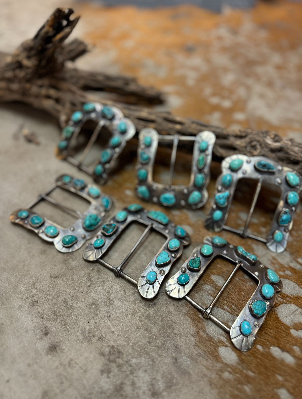 Horseshoe Turquoise Buckle