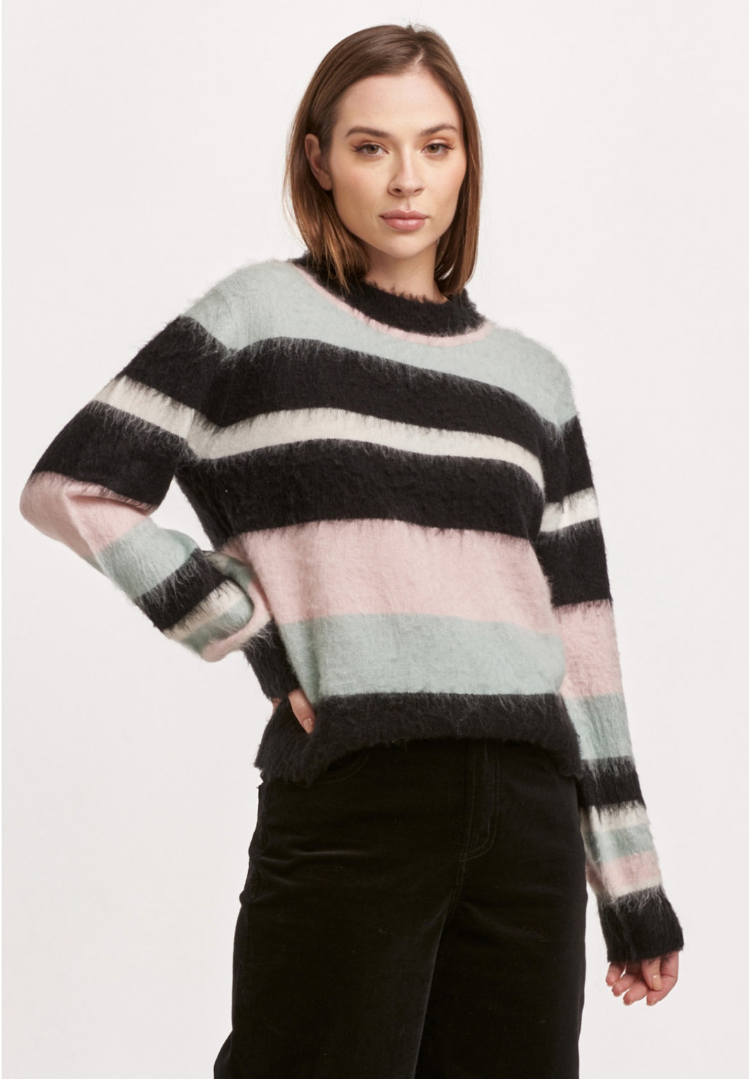 Alicia Honeydew Sweater