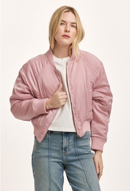 Samaria Satin Pink Jacket