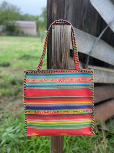 Serape W/Cowhide Purse